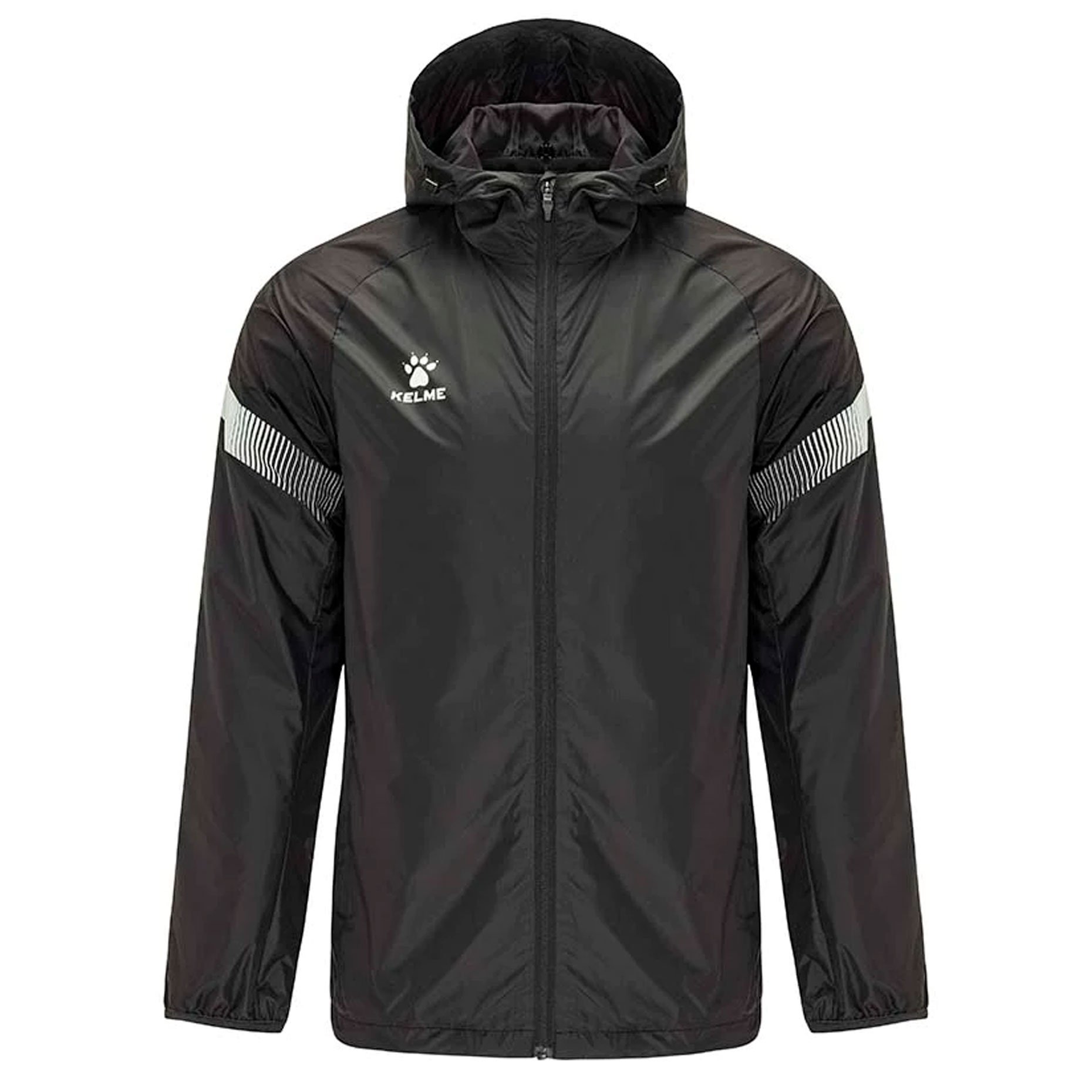 Áo Khoác Gió Tập Luyện (Đen Phối Neon)