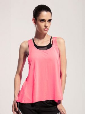 Áo Thun Tập Gym Nữ Lưới (Hồng Phấn)