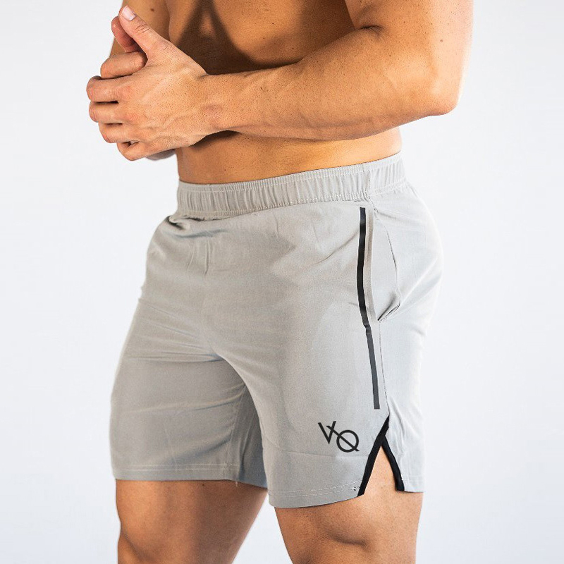 Quần Đùi Tập Gym Nam 2 Lớp (Xám)