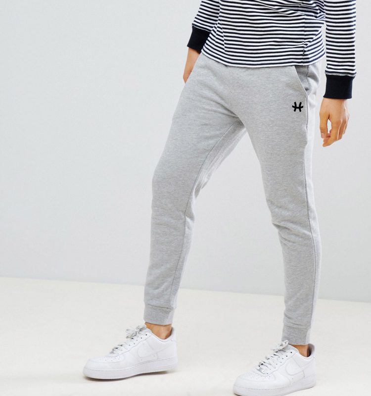 Quần Jogger Nam Vải Nỉ (Xám Đậm)